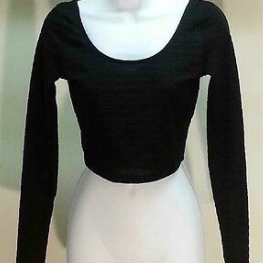Black Crop Top